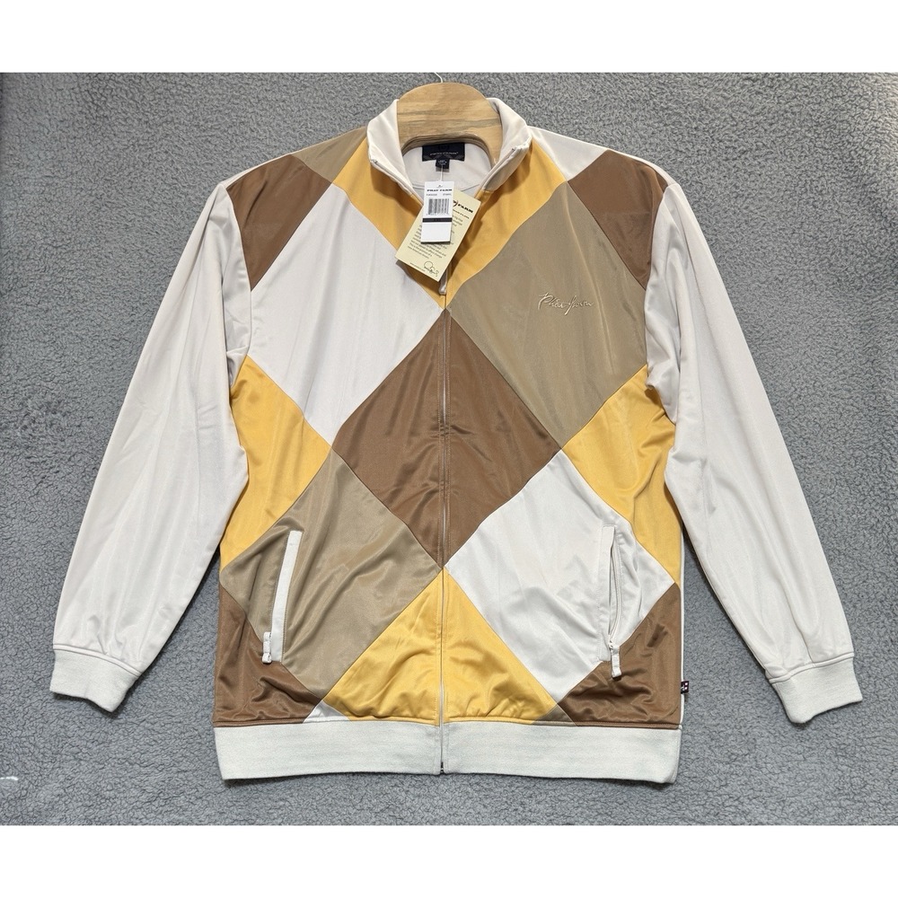 Vintage Y2K Phat Farm Argyle Full Zip Jacket Mens Size 2XL New With Tags